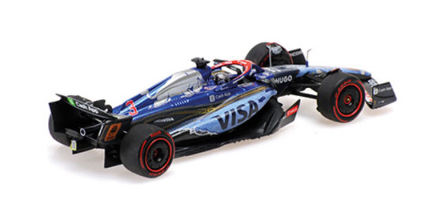 ミニチャンプス 1/43 ビザキャッシュアップ RB F1 VCARB01 D.リカルド