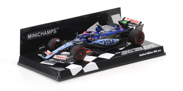 ミニチャンプス 1/43 ビザキャッシュアップ RB F1 VCARB01 D.リカルド