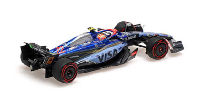 ミニチャンプス 1/43 ビザキャッシュアップ RB F1 VCARB01 角田裕毅