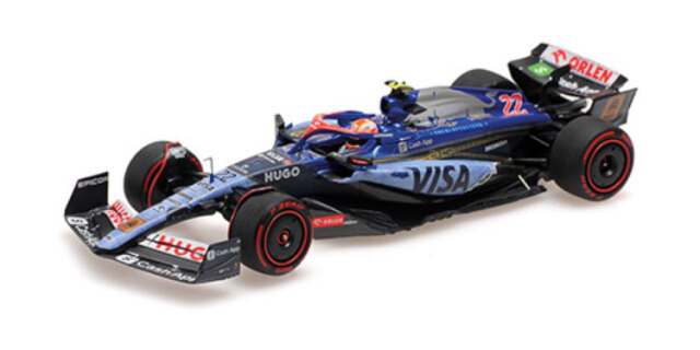 ミニチャンプス 1/43 ビザキャッシュアップ RB F1 VCARB01 角田裕毅 シンガポールGP 2024