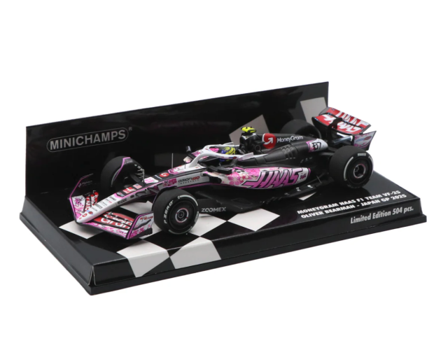 ミニチャンプス  1/43 ハース F1チーム VF-25 O.ベアマン 日本GP 2025  