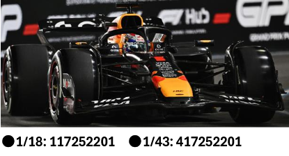 【ミニチャンプス(417252201)ご予約商品8/16締切】1/43 レッドブル RB21 M.フェルスタッペン 2025年ラスベガスGP 優勝 レジンモデル 予価:税込¥19250
