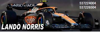 【アウトレットセール】ミニチャンプス 1/43 マクラーレン MCL36 L.ノリス アブダビGP 2022