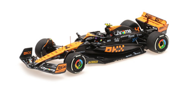 【2025イギリスGPポイントUPフェアー】対象商品 ミニチャンプス 1/43 マクラーレン MCL60 L.ノリス シンガポールGP 2023 2位 