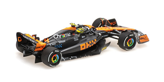 ミニチャンプス1/43　Ｆ１ノリス ハンガリー　１６０ｐｃｓ ミニチャンプス 1/43 マクラーレン F1 チーム MCL60 L.ノリス