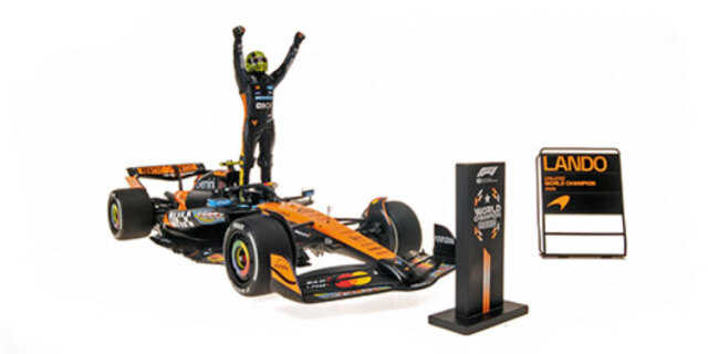 ミニチャンプス 1/18 マクラーレン F1チーム MCL39 L.ノリス 2025年アブダビGP ワールドチャンピオン