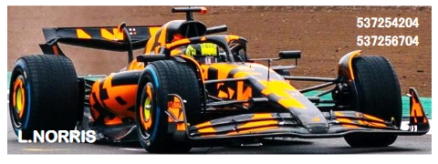 【ミニチャンプス(537254204)ご予約商品4/29締切】1/18 マクラーレン MCL39 L.ノリス 2025 テストバージョン 予価：税込￥46200