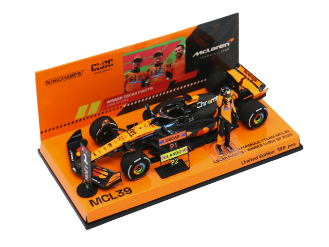 【ミニチャンプス(537254481C)】海外別注 1/43 マクラーレン MCL39 O.ピアストリ 2025年中国GP優勝