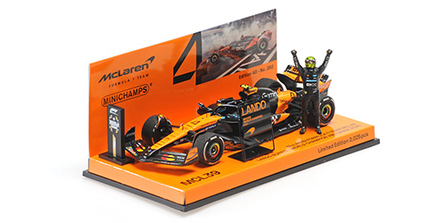 ミニチャンプス 1/43 マクラーレン MCL39 L.ノリス アブダビGP 2025 ワールドチャンピオン