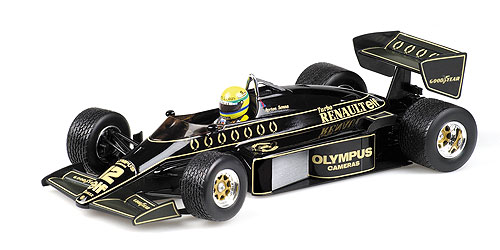 ミニチャンプス 1/18 ロータス ルノー 97T A.セナ ポルトガルGP 1985