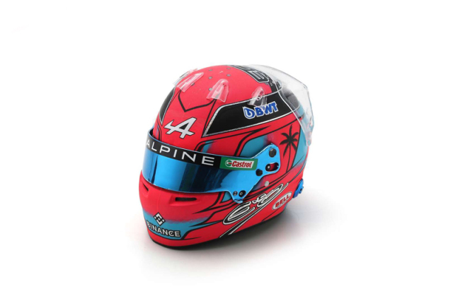 スパーク 1/5 アルピーヌF1 E.オコン 2023年マイアミGPヘルメット 