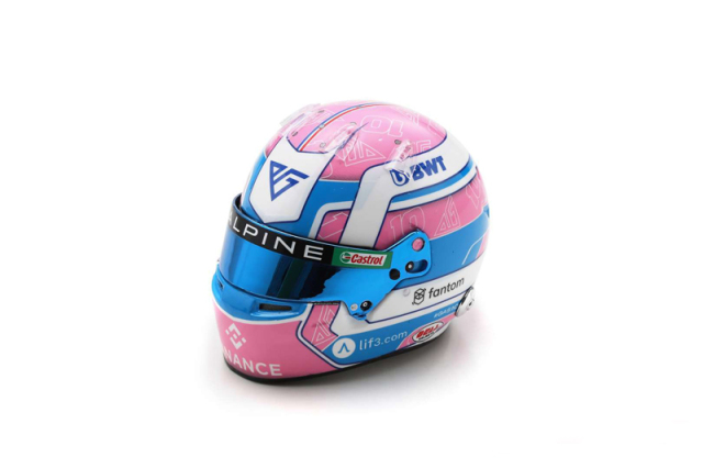 スパーク 1/5 アルピーヌF1 P.ガスリー2023年マイアミGPヘルメット 