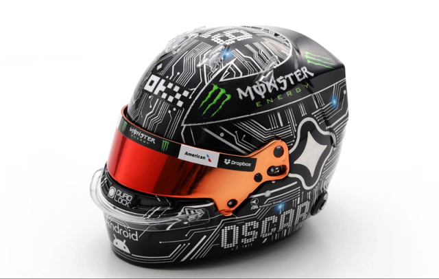 スパーク 1/5 オスカー・ピアストリ 2025年アメリカGP ヘルメット