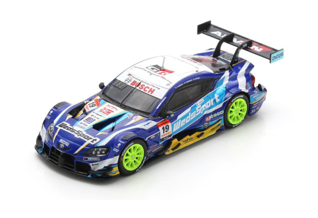 スパーク 1/64 TGR TEAM WedsSport BANDOH WedsSport ADVAN GR Supra 国本雄資 - 阪口晴南 2025年SUPER GT GT500 No.19　