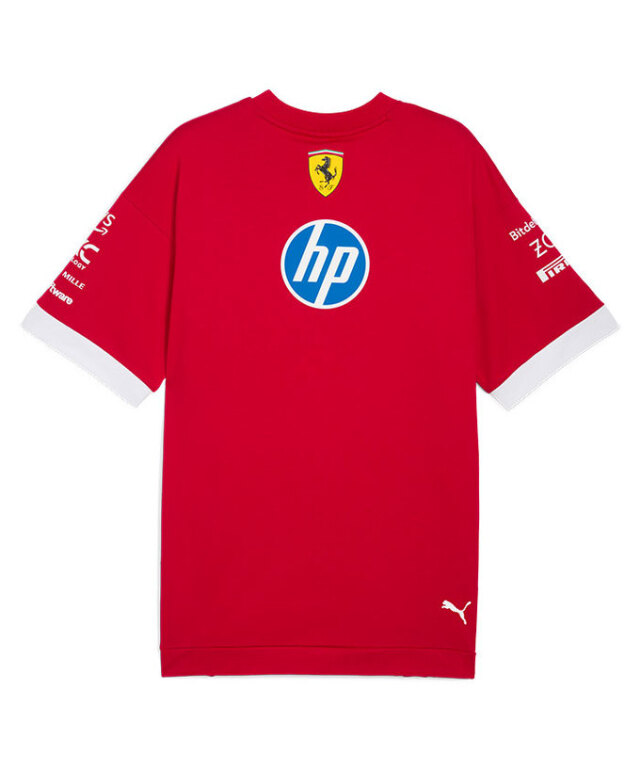 2025 フェラーリ チーム ドライバー オーバーサイズTシャツ(PUMA製
