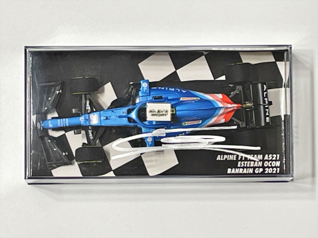 E.オコン直筆サイン入 ミニチャンプス 1/43 アルピーヌA521 TYPEA F1