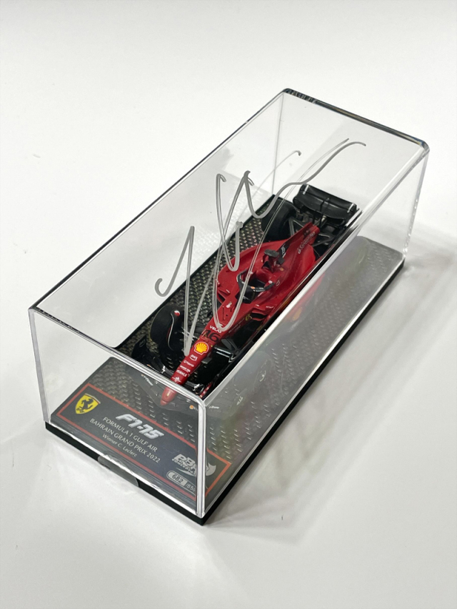 C.ルクレール直筆サイン入BBR 1/43 フェラーリ F1-75 2022年