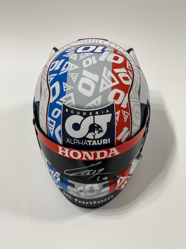 アルファタウリF1 ガスリー 1/2ヘルメット フェルスタッペン 角田裕毅