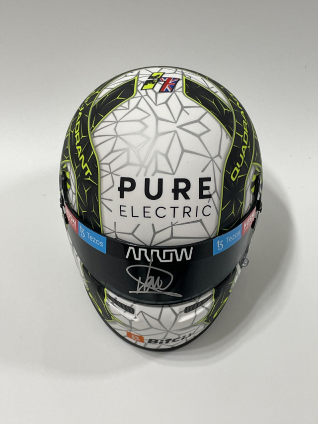 L.ノリス 直筆サイン入 2021 トルコGP 1/2ヘルメット F1グッズ