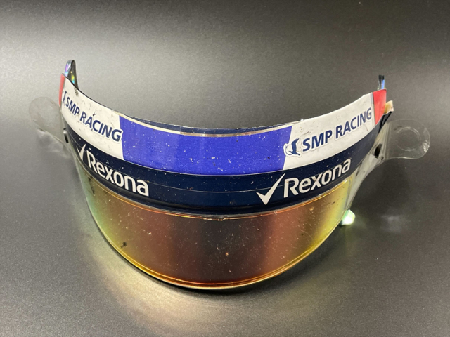 Ｆ１ 実使用バイザーザイロン付き F1 実使用ザイロン付きバイザー