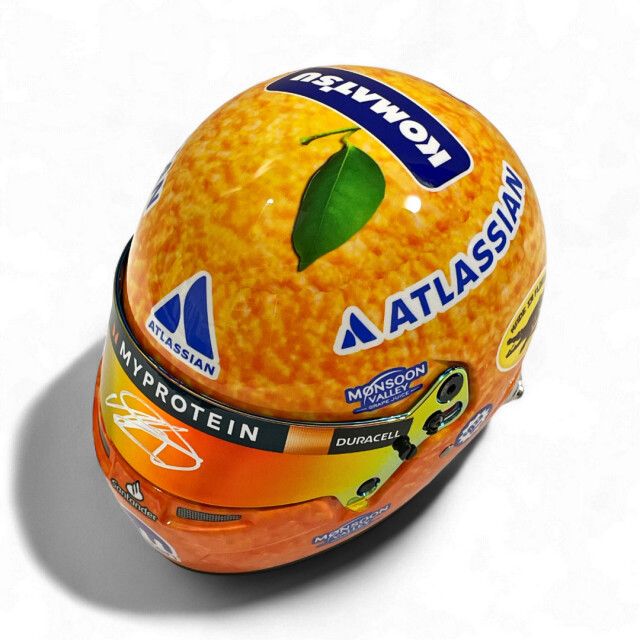 2025 A.アルボン直筆サイン入 マイアミ 1/2ヘルメット