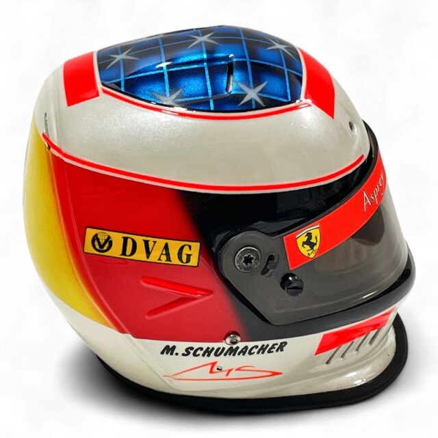 直筆サイン入り M.シューマッハ 1/2 ヘルメット 1996 BELL 直筆サイン入り M.シューマッハ 1/2 ヘルメット 1996 BELL