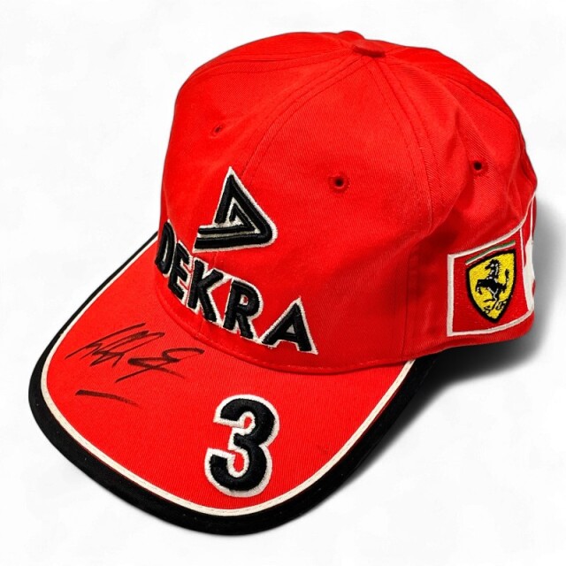 ミハエル・シューマッハ直筆サイン入  1998 ミハエルシューマッハドライバーズキャップ(市販品)