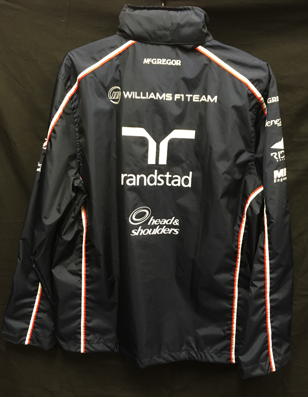 SALE】2012 ウィリアムズ チーム支給品 レインジャケット サイズL 新品