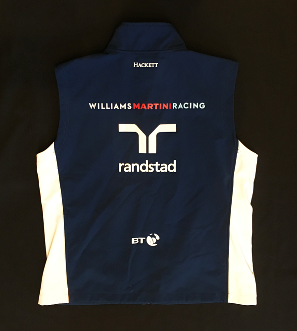 SALE】2016年 ウィリアムズ チーム支給品 チームベスト (青）USED