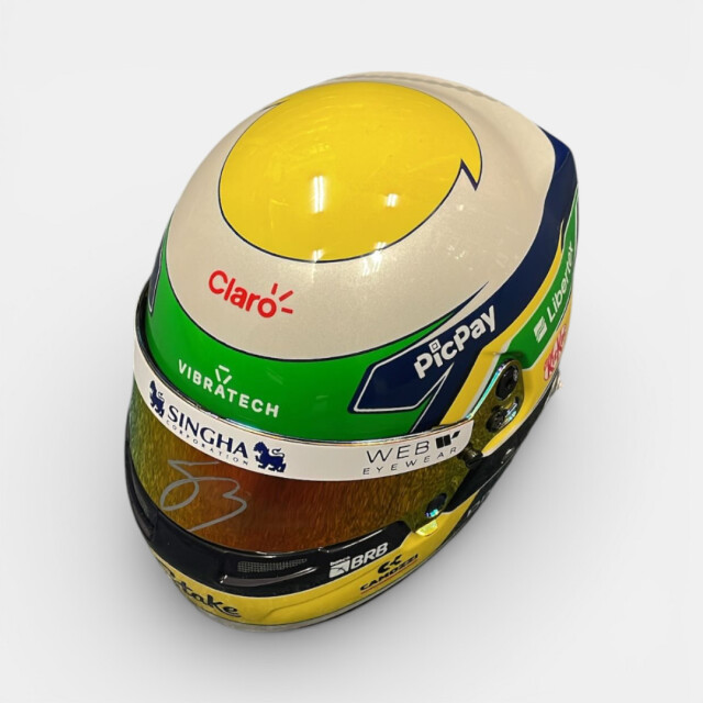 G.ボルトレイト直筆サイン入 2025年 1/2ヘルメット TYPEB