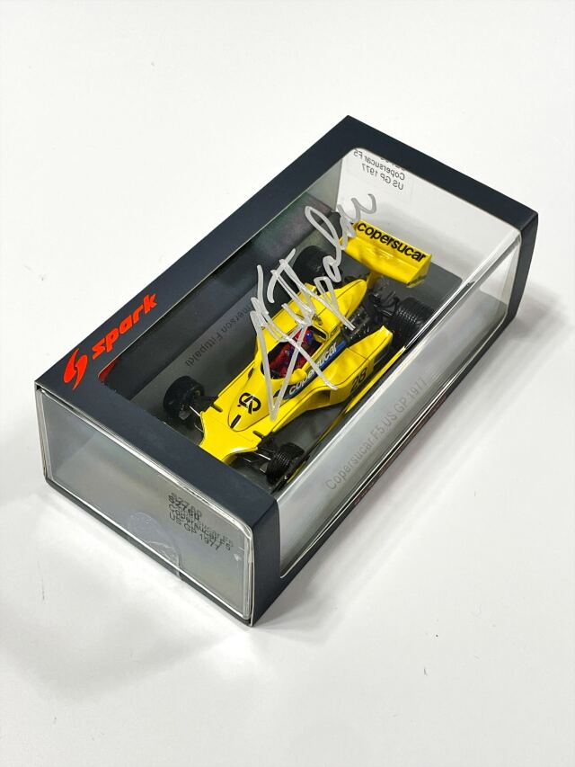 【希少】スパーク 1/43 コパスカー F5 フィッティパルディ 1977 E.フィッティパルディ直筆サイン入 スパーク 1/43 コパスカー F5