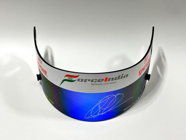 特価1点もの】A.スーティル 直筆サイン入り 本人用ヘルメットバイザー