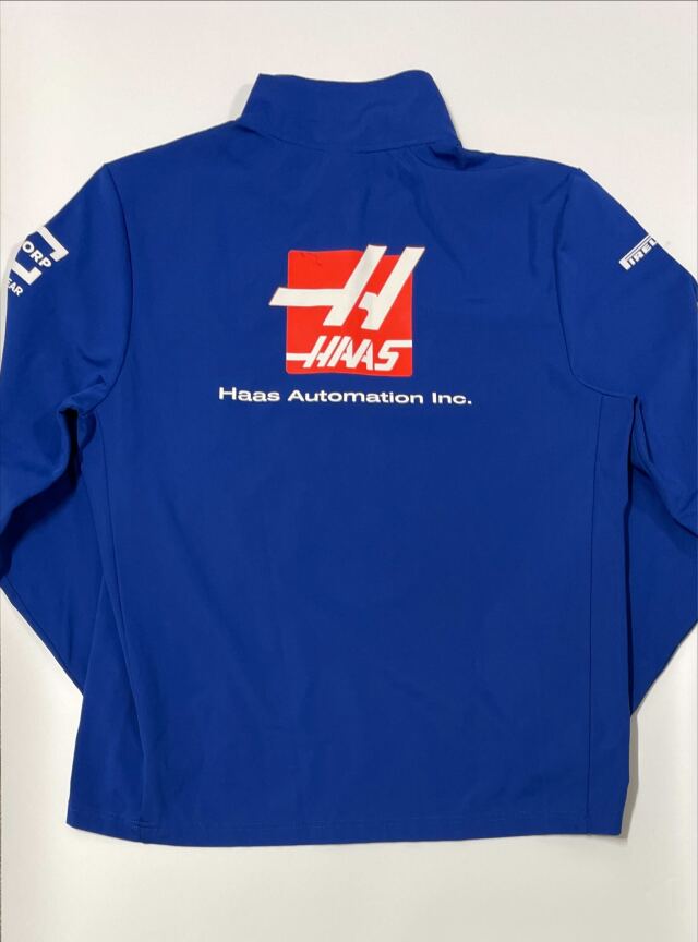 ハース　F1 チーム　チームスタッフ用　ジップポロ　チーム支給品 ハース F1 チーム チームスタッフ用 ジップポロ チーム支給品