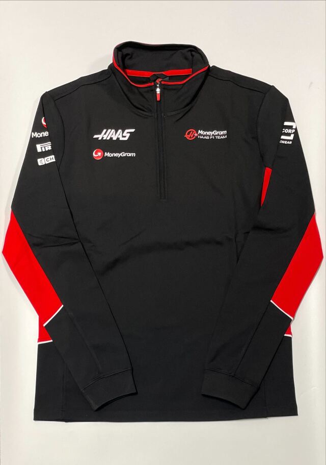 2024 ハースF1チーム チーム支給品 ZIPスエット 新品 サイズL　※サイズ：約着丈73ｘ身幅53cm