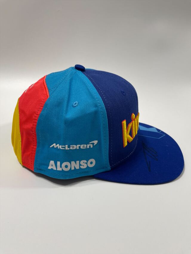 特価キャップ】F.アロンソ直筆サイン入 KIMOAキャップ F1グッズ