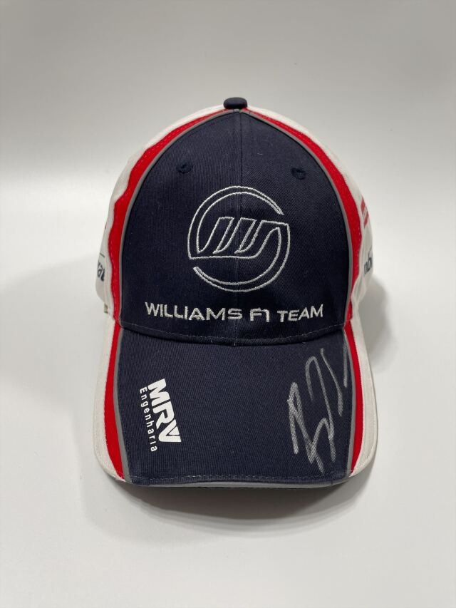特価キャップ】B.セナ本人用直筆サイン入 ウィリアムズ時代キャップ