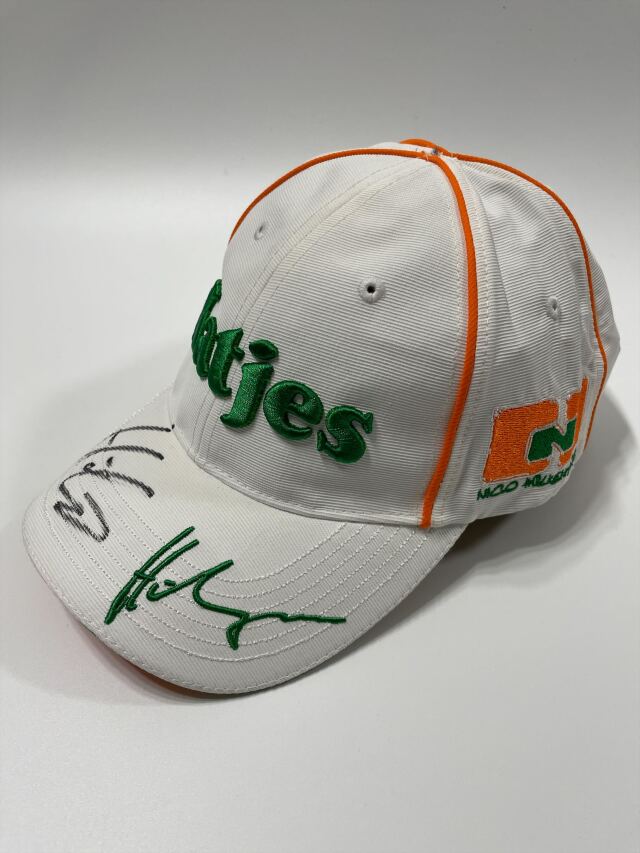 特価キャップ】N.ヒュルケンベルグ直筆サイン入 フォースインディア