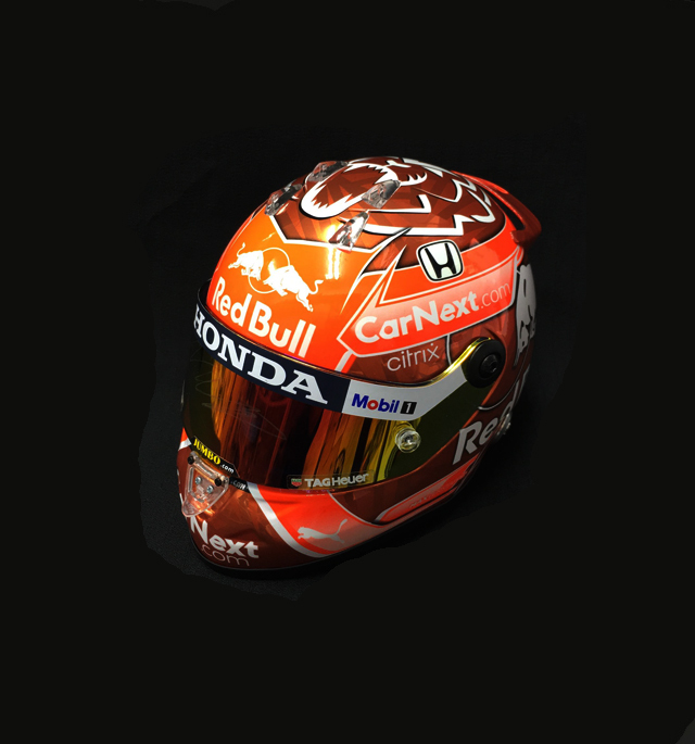 フェルスタッペン別注 2016年 レッドブルレーシング ヘルメットF1初優勝 フェルスタッペン別注 2016年 レッドブルレーシング ヘルメットF1初優勝