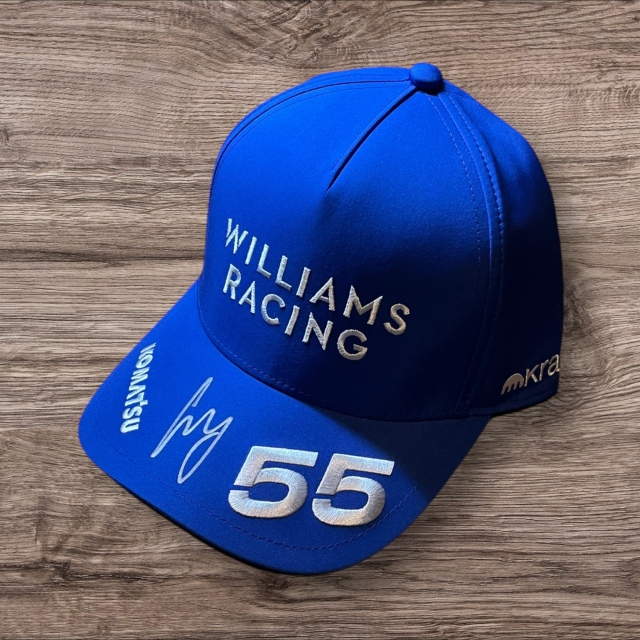 F1 サイン キャップ 【ウィリアムズ ドライバー】