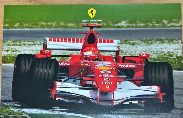 フェラーリ公式 ミハエル・シューマッハ2006ドライバーズカード