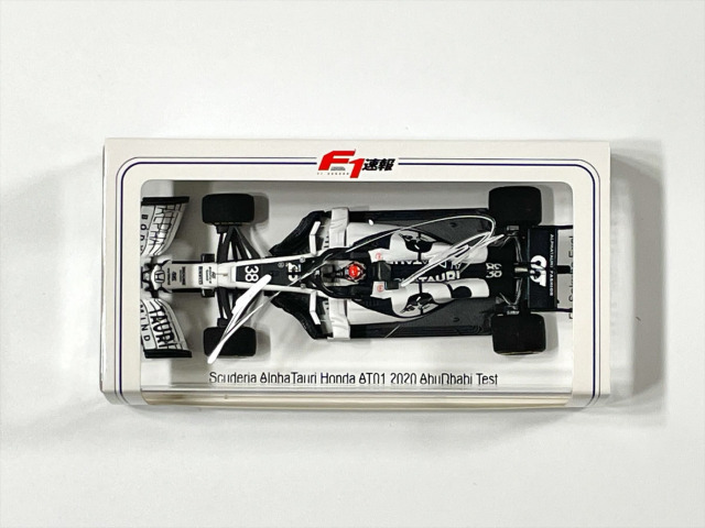角田裕毅 直筆サイン入 【F1速報別注】スパーク 1/43 アルファタウリ