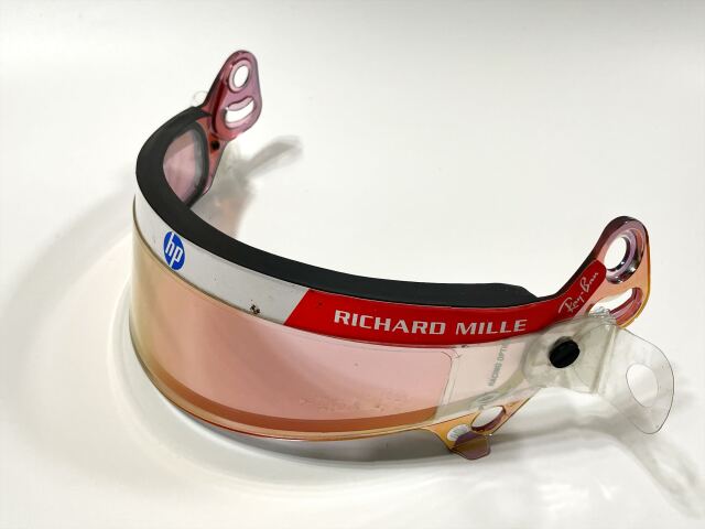 2026 C.ルクレール 本人用 実使用ヘルメットバイザー