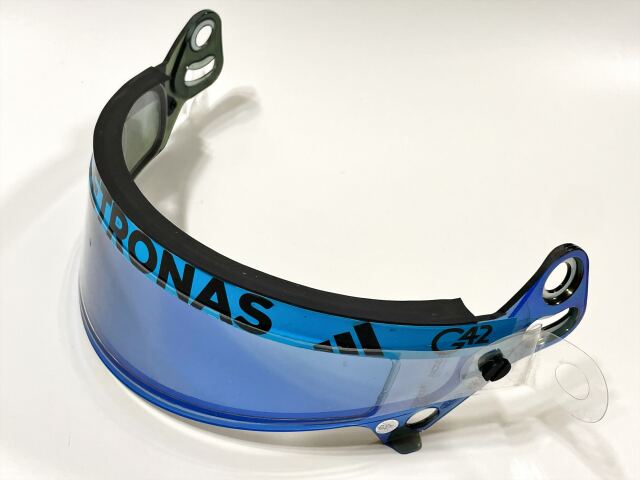2026 G.ラッセル 本人用実使用 ヘルメットバイザー F1グッズ