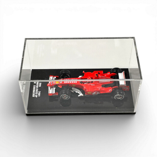 マテル 1/43 フェラーリ　248F1 M.シューマッハ　2006年当店オリジナルUSGP仕様 オリジナルアクリルケース付