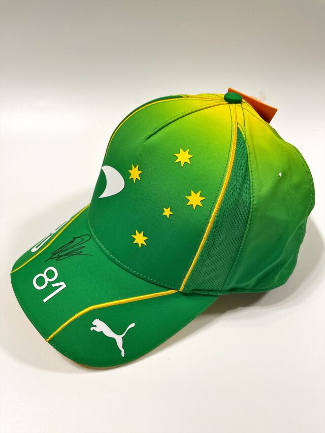 O.ピアストリ直筆サイン入 2026オーストラリアGP限定キャップ(市販品)　