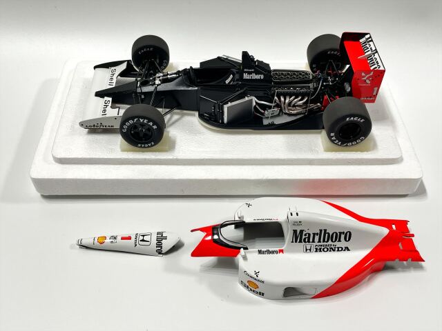 AUTOart オートアート 1/18 マクラーレン ホンダ MP4/6 A.セナ 1991年日本GP No.1 当店オリジナルタバコモデル