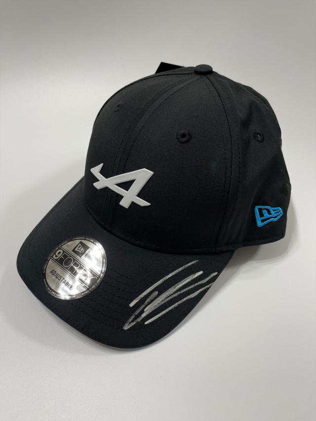 E.オコン 直筆サイン入 アルピーヌ F1 チームキャップ