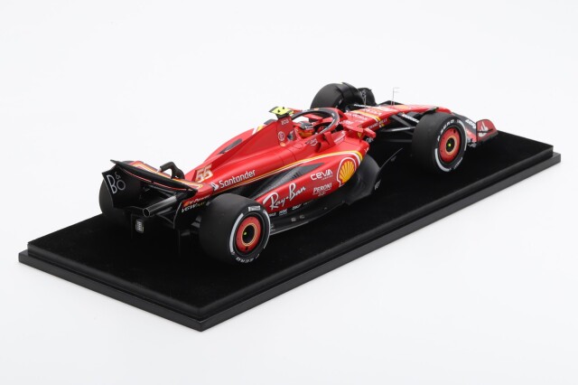丸子さん予約品F1ミニカー 緑 赤 オープンカー 8-21 ルックスマート 1/18 フェラーリ SF-24 C.サインツNo.55 2024年