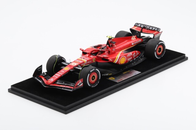 ルックスマート 1/18 フェラーリ SF-24　C.サインツNo.55 2024年オーストラリアＧＰ優勝