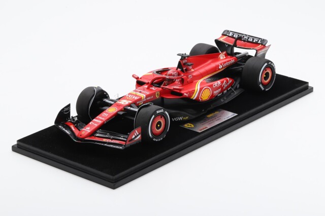 ルックスマート 1/18 フェラーリ SF-24 C.ルクレール　2024年オーストラリアGP2位 No.16